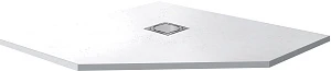 Поддон для душа RGW Stone Tray ST/T-0099W 90х90 трапеция, белый