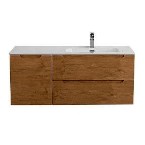 Тумба с раковиной BelBagno Etna 120 R подвесная, 2 ящика, 1 дверца, Rovere Nature