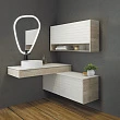 Зеркало Comforty Олеандр-70 светодиодная лента - превью 2