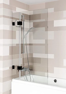 Шторка на ванну Riho Scandic NXT X109V 100x150 L черный