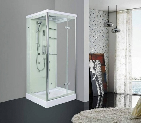 Душевая кабина Weltwasser WW1000 MAINE R 90x90 + пар правая
