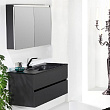 Мебель для ванной Armadi Art Vallessi 80 838-080-A антрацит матовая Soft touch