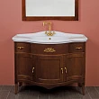 Мебель для ванной La Beaute Classic Nora орех матовый, фурнитура золото - превью 1