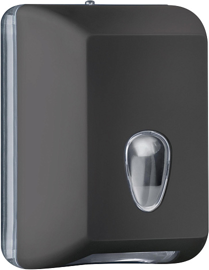 Диспенсер бумажных полотенец Nofer Black 04030.N черный