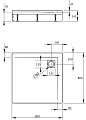 Поддон для душа Radaway Argos C 80x80 - превью 2