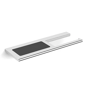 Держатель туалетной бумаги Black&White SN-8043 с полкой для смартфона