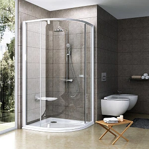 Душевой уголок Ravak PSKK3-100 Transparent, профиль и ручки белые