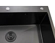 Мойка кухонная Hoffger 7550 Black черная - превью 2