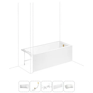 Комплект с ванной Lavinia Boho One 202011760