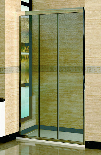 Душевая дверь в нишу RGW Classic CL-11 (1210-1260)х1850 профиль хром, стекло шиншила
