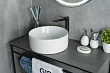 Раковина Gid Esfera N9011 накладная 40х40 белая - превью 1
