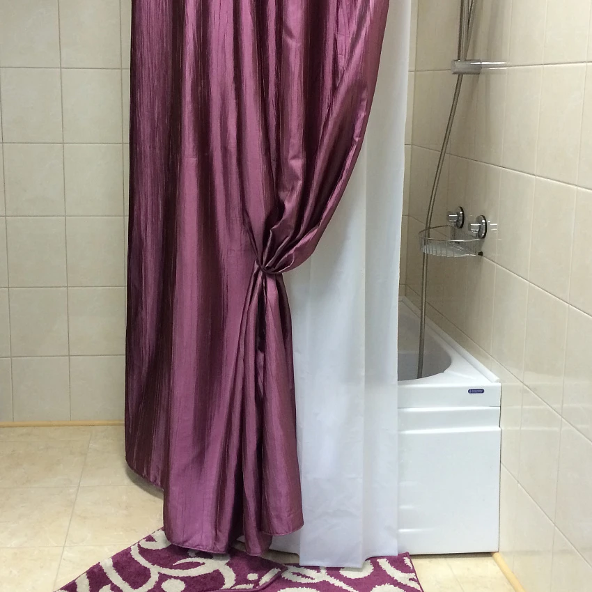 Штора для ванной Bath Plus Silk Collection NO WSV 024