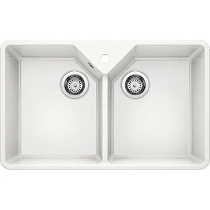Мойка кухонная Blanco Villae Farmhouse Double белая