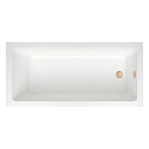 Комплект 2 в 1 акриловая ванна Wellsee FreeDom 231102004 165х80 + слив-перелив