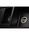 Мойка кухонная Kuppersberg Modena 1,5B2D Black Metalic встраиваемая - превью 1