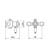 Смеситель для душа Gattoni Termostatici TSRE940V0.I br бронза - превью 1