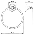 Полотенцедержатель Nicolazzi Classica 1485TB - превью 2