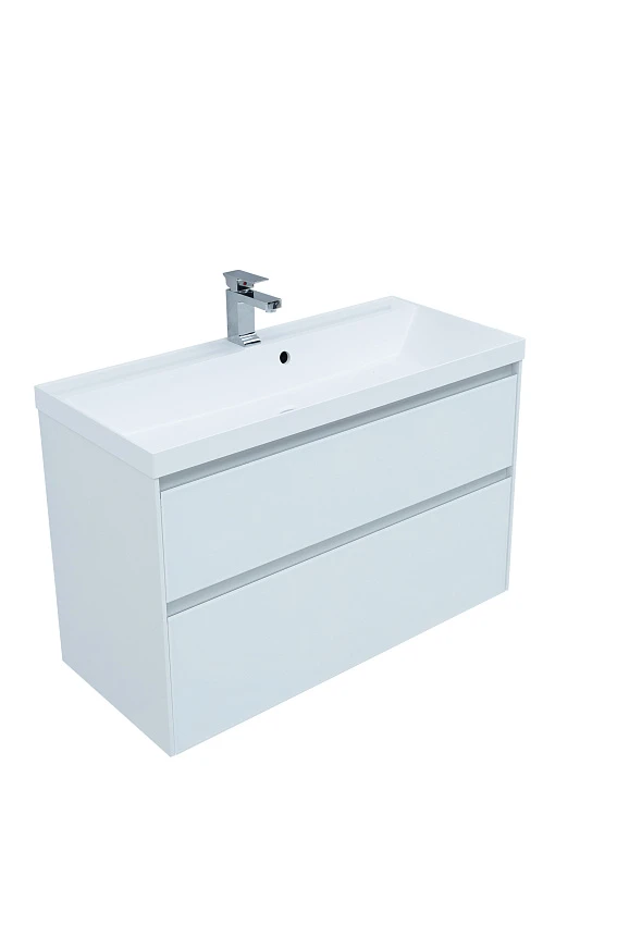 Тумба для комплекта Aquanet Гласс 100