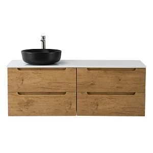 Тумба со столешницей BelBagno Etna 120 L подвесная, 4 ящика, Rovere Nature