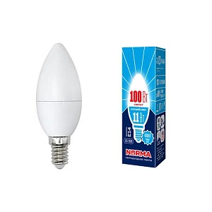 Лампа светодиодная Volpe Norma C LED-C37-11W/NW/E14/FR/NR
