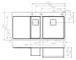 Мойка кухонная Reginox Nevada 18x40 LUX OKG right L сталь - превью 2