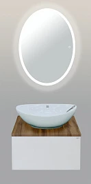 Зеркало Misty Неон 4 LED 60х80, сенсор на зеркале