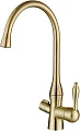 Смеситель для кухонной мойки Zorg Sanitary ZR 339 YF BR - превью 1