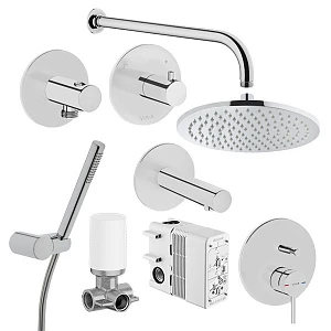 Душевой комплект VitrA Origin A49286EXP с внутренней частью, хром