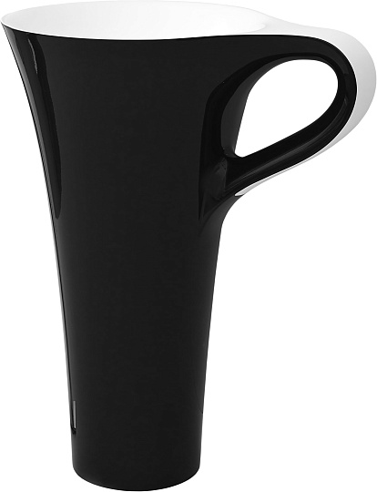 Раковина ArtCeram Cup OSL004 черная с белым