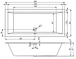 Акриловая ванна Riho Rething Cubic B110001005 200х90 - превью 1