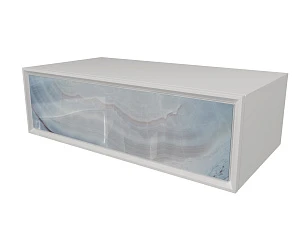 Тумба Marka One Milacco 100П 1в.я. Blue marble (низ) У83572