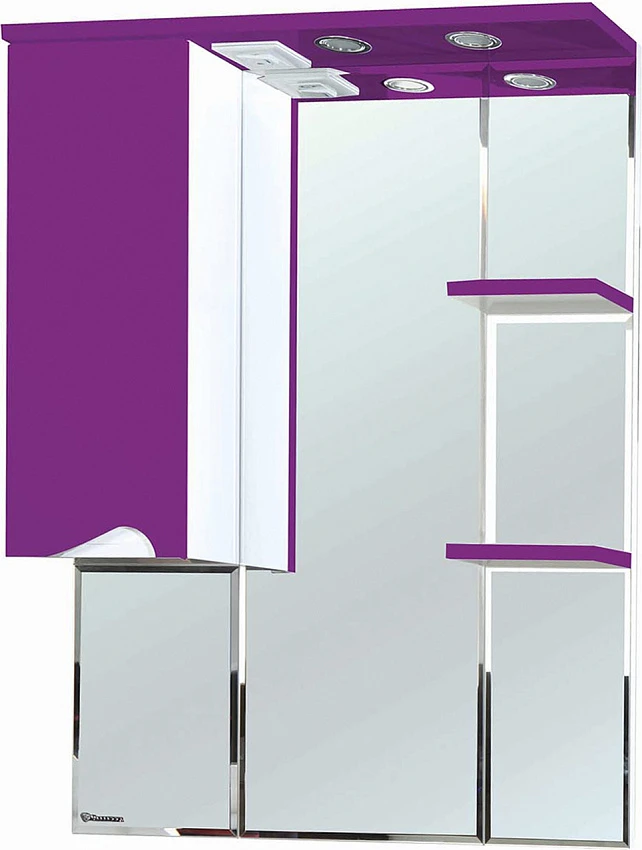 Зеркало-шкаф Bellezza Эйфория 80 L фиолетовый