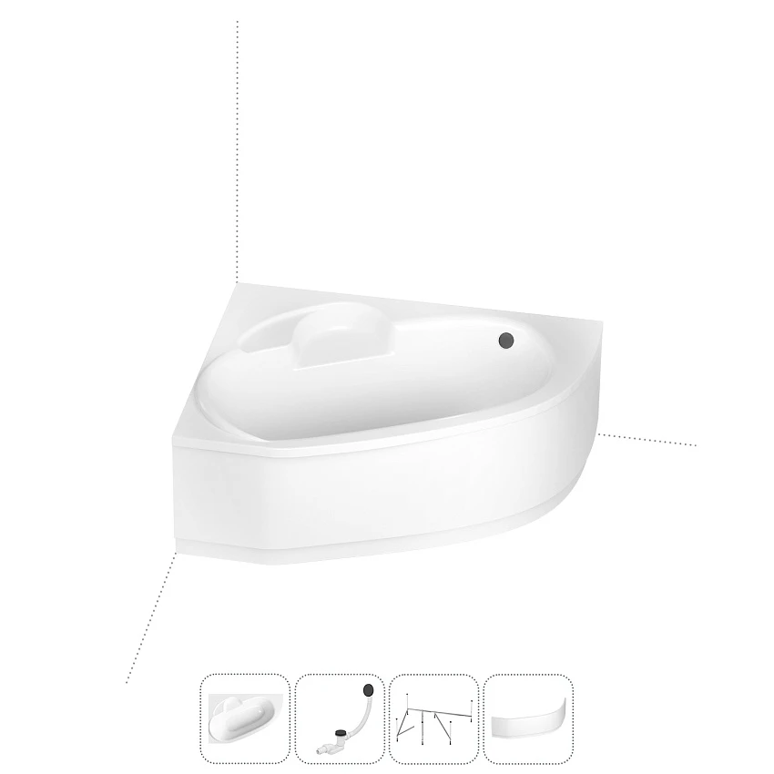 Комплект с ванной Lavinia Boho Bell Pro 202011215