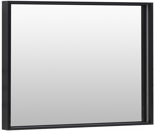 Зеркало De Aqua Алюминиум 100 с LED подсветкой, черный