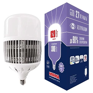 Лампа LED сверхмощная Volpe LED-M80-100W/6500K/E27/FR/NR