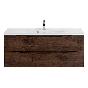 Тумба с раковиной BelBagno Marino 110 подвесная, 2 ящика, Rovere Moro