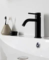 Смеситель Paffoni Light LIG071NO для раковины, черный - превью 2