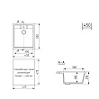 Мойка кухонная Mixline ML-GM28 552185 45х50 см, черная - превью 1