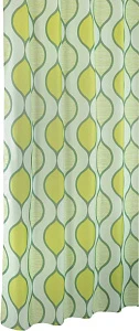 Штора для ванной Iddis Curved Lines Green