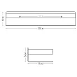 Полка Fixsen Hotel FX-31003H золото - превью 1