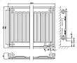 Радиатор стальной Kermi FKV 100526 тип 10 - превью 2