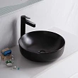 Раковина BelBagno BB1315-H301 накладная 41х41 см, черная матовая - превью 2