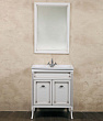 Мебель для ванной La Beaute Classic Vivien Porta 70 белый с патиной, фурнитура серебро