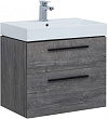 Тумба с раковиной Aquanet Nova 70 (Slim Synergy) дуб рошелье (2 ящика)