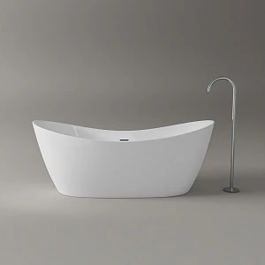 Акриловая ванна Frank F6107 White отдельностоящая