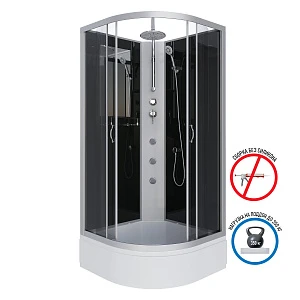 Душевая кабина Niagara Classic NG-3501-14BKTG 90x90x240 с гидромассажем