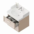 Тумба с раковиной Kerama Marazzi Pompei 60 камео бежевый глянцевый - превью 1