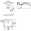 Раковина Creavit Lara LR060-00CB00E-0000 - превью 1