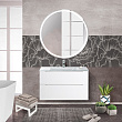 Мебель для ванной BelBagno Etna H-60 100 подвесная, 2 ящика, Bianco Lucido (раковина BB1010/465-LV-VTR-BL)