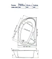 Акриловая ванна Mirsant Ялта 150х100 L - превью 1